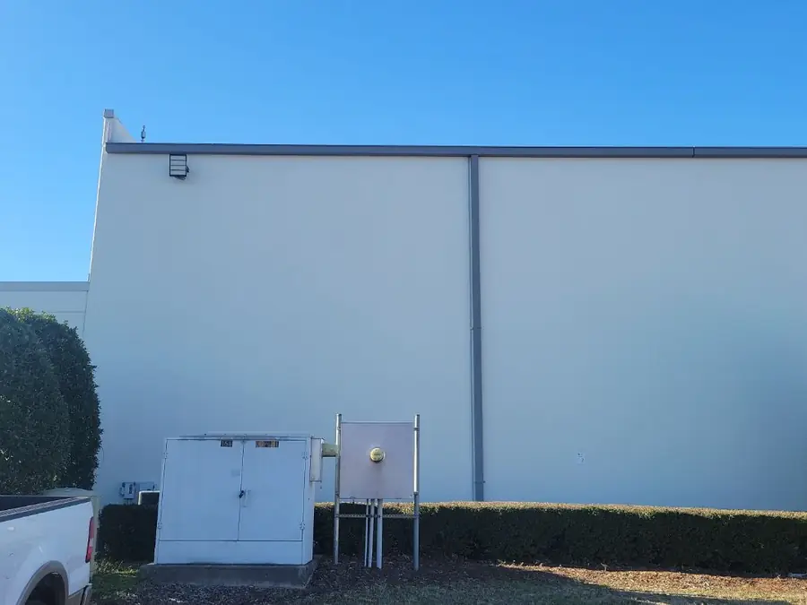 A repainted warehouse elevation in Chattanooga
