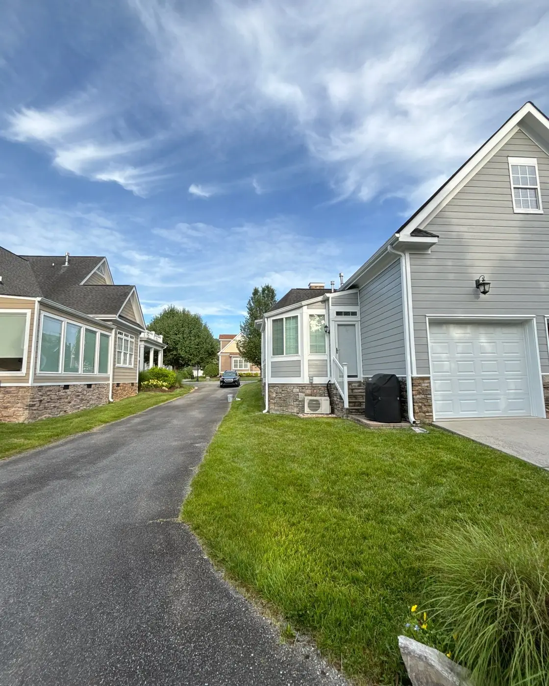 A repainted home exterior in Ooltewah