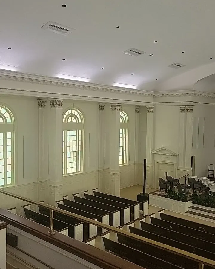 Church 30 foot ceilings